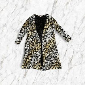 LulaRoe Floral Robe | Gold & Silver Robe | X-Large